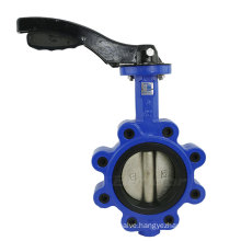 Bundor DN50-DN250 PN10/16 ANSI EPDM Seated Water Butterfly Valve DI/CF8 Disc  Lug Butterfly Valve Price